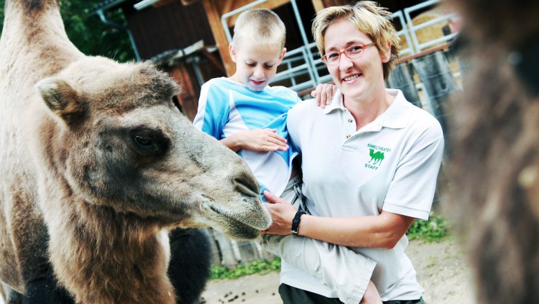 Tierisches Erleben im Kameltheater, © weinfranz.at