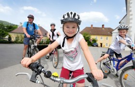 Kinderradtour am Traisental-Radweg, © weinfranz.at