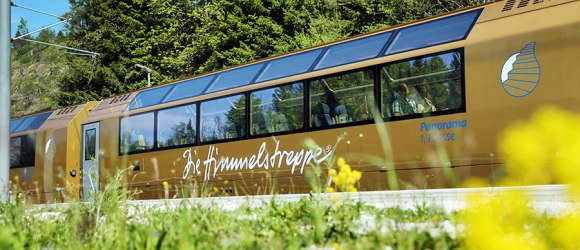 Himmelstreppe mit Panoramawagen, © weinfranz.at